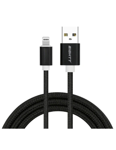 Eightt ECI-2B-2M cable de conector Lightning Negro