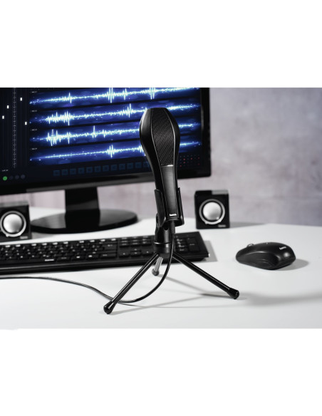 Hama | Micrófono USB con trípode MIC-USB Stream