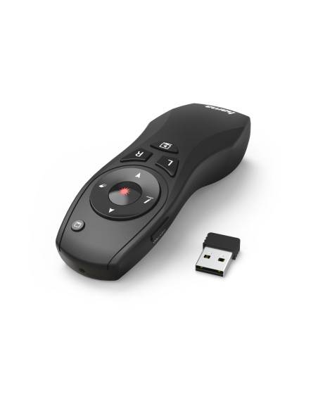 Hama | Puntero inalámbrico "X Pointer 6 en 1", puntero de radiofrecuencia, alcance de hasta 15 metros, color negro.