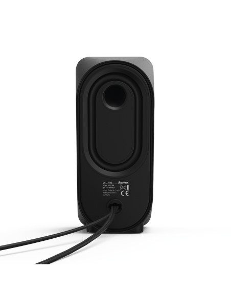 Hama | Altavoces para PC 2.0 estéreo (Altavoz para Ordenador de 6W, alimentación USB, Jack 3.5 mm, 50-20000 Hz, 4 Ω) Color