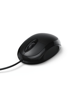 Hama | Ratón MC-100 con Cable Negro