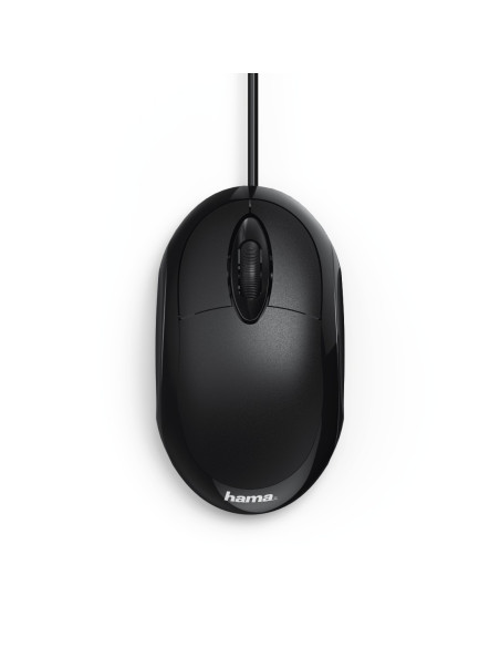 Hama | Ratón MC-100 con Cable Negro