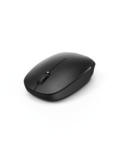 Hama | Ratón MW-110 Negro (Ratón óptico inalámbrico y compacto con nano receptor, para diestros y zurdos), color negro.