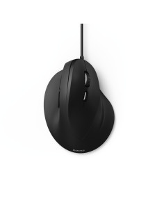 Hama | Ratón EMC-500 con cable, ratón ergonómico, hasta 1800 ppp, 6 botones, color Negro 2