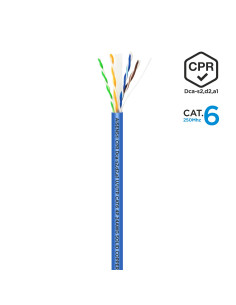 AISENS Cable de Red RJ45 LSZH CPR Dca CAT.6 UTP AWG24, Azul, 100 m 2