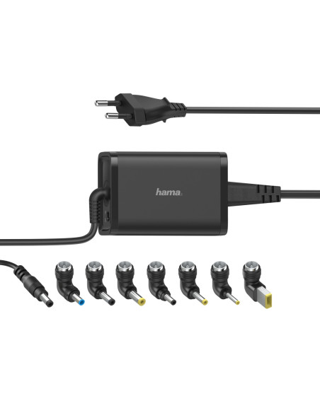 Hama | Cargador universal portátil 8 adapt. de 15-19V 45W
