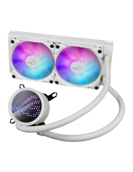 ASUS ROG Ryuo III 240 ARGB White Edition Procesador Kit de refrigeración líquida 12 cm Blanco