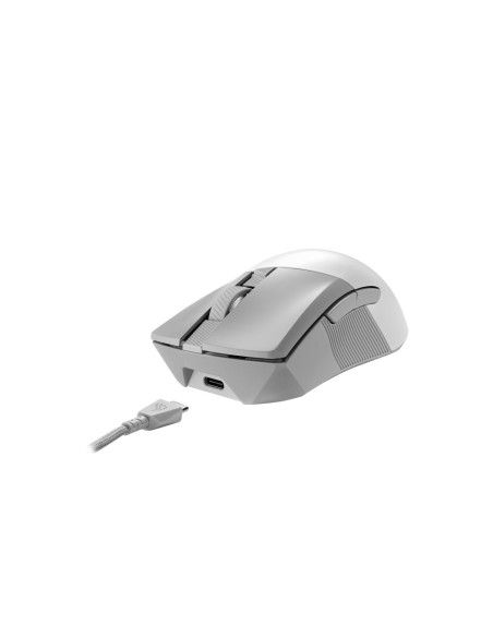 ASUS ROG Gladius III Wireless Aimpoint White ratón Juego mano derecha RF Wireless + Bluetooth + USB Type-A Óptico 36000 DPI