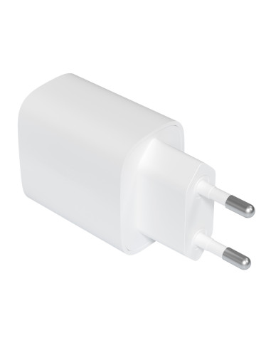 Leotec Cargador 20W 1xUSB-C PD + 1x USB-A Blanco