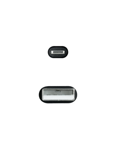 Nanocable Cable Lightning a USB 2.0, Lightning M -USB A M, Negro, 1 m