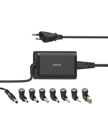 Hama | Cargador universal portátil 7 adapt., de 15-19V 65W