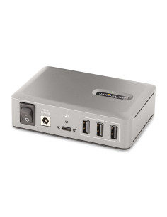StarTech.com Hub Concentrador USB-C de 10 Puertos - 8x USB-A 2x USB-C - con Fuente de 65W - USB 3.1 10Gbps - Ladrón USB Tipo C 2
