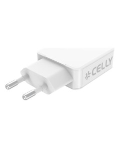Celly SLIMTC1C1A45WWH cargador de dispositivo móvil Portátil, Smartphone, Tableta Blanco Corriente alterna Carga rápida Interior 2