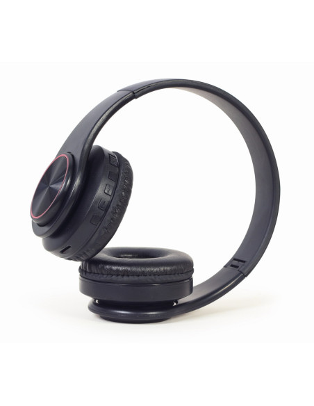 Gembird BHP-LED-01 auricular y casco Auriculares Inalámbrico y alámbrico Diadema Música uso diario MicroUSB Bluetooth Negro