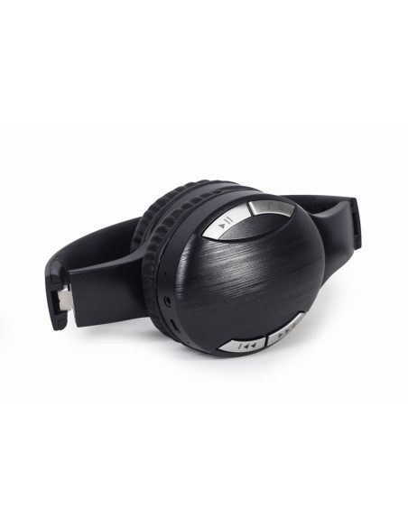 Gembird BTHS-01-BK auricular y casco Auriculares Inalámbrico y alámbrico Diadema Llamadas Música MicroUSB Bluetooth Negro