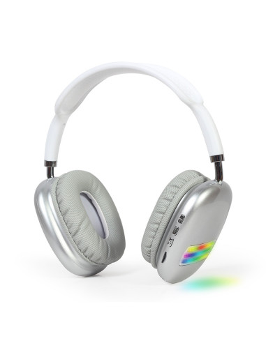 Gembird BHP-LED-02-W auricular y casco Auriculares Inalámbrico Diadema Llamadas Música Bluetooth Blanco
