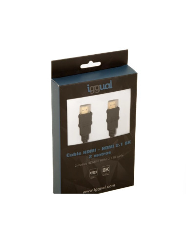 iggual IGG318300 cable HDMI 2 m HDMI tipo A (Estándar) Negro