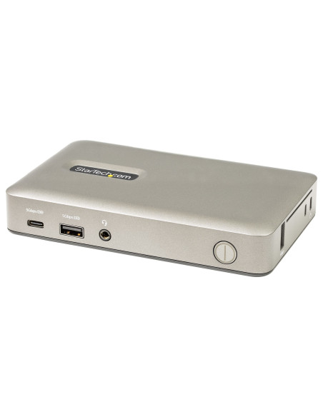 StarTech.com Docking Station USB C - USB-C a DisplayPort 4K 30Hz o VGA - Carga con Entrega de Alimentación PD de 65W - Hub USB