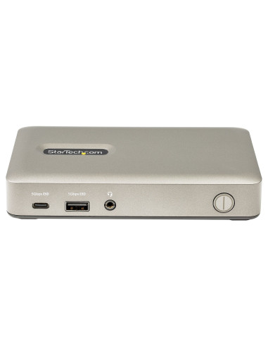 StarTech.com Docking Station USB C - USB-C a DisplayPort 4K 30Hz o VGA - Carga con Entrega de Alimentación PD de 65W - Hub USB
