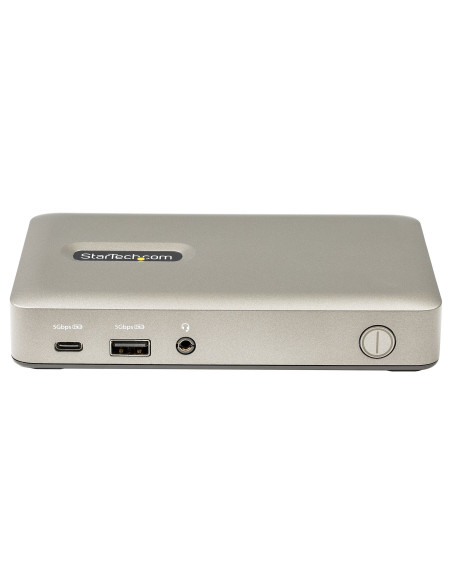 StarTech.com Docking Station USB C - USB-C a DisplayPort 4K 30Hz o VGA - Carga con Entrega de Alimentación PD de 65W - Hub USB