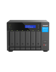 QNAP TVS-H674 NAS Torre Intel® Core™ i5 i5-12400 32 GB DDR4 0 TB QuTS hero Negro