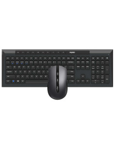 Rapoo 8210M teclado Ratón incluido Universal Bluetooth QWERTY Negro