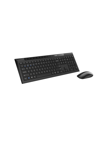 Rapoo 8210M teclado Ratón incluido Universal Bluetooth QWERTY Negro