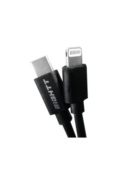 Eightt ECT-6B cable de conector Lightning 1 m Negro