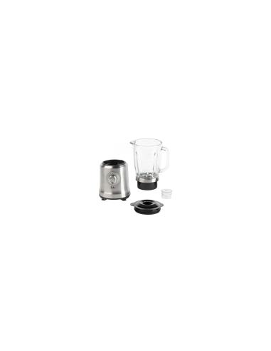 JATA JEBT1241 licuadora 1,75 L Batidora de vaso 1200 W Metálico, Transparente