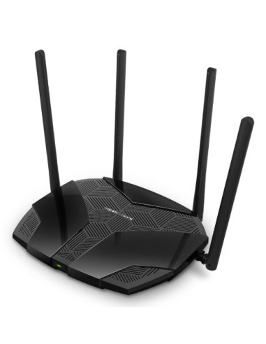 Mercusys MR80X router inalámbrico Gigabit Ethernet Doble banda (2,4 GHz   5 GHz) Negro