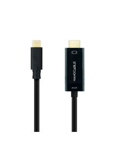 Nanocable Cable Conversor USB-C a HDMI 1.4 4K@30HZ 3 m, Negro 2