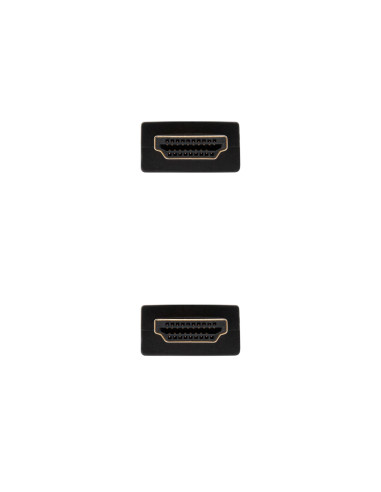 Nanocable Cable HDMI V2.0 4K@60Hz 18Gbps A M-A M, 7.0 m, Negro