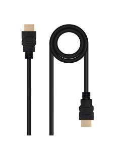 Nanocable Cable HDMI V2.0 4K@60Hz 18Gbps A M-A M, 2 m, Negro