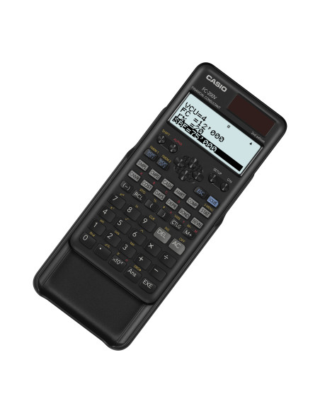 Casio FC-200V-2 calculadora Escritorio Calculadora financiera Negro