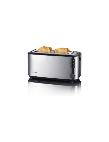 Severin AT 2509 tostadora 4 rebanada(s) 1400 W Acero inoxidable