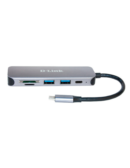 D-Link DUB-2325 base para portátil y replicador de puertos USB Tipo C Gris
