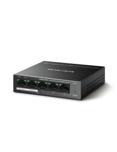 Mercusys MS105GP switch Gigabit Ethernet (10 100 1000) Energía sobre Ethernet (PoE) Negro 2
