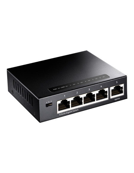 Cudy GS105 switch Gigabit Ethernet (10 100 1000) Negro