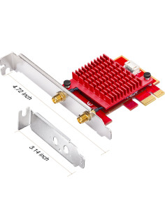 Cudy WE3000S adaptador y tarjeta de red Interno WLAN   Bluetooth 2400 Mbit s 2