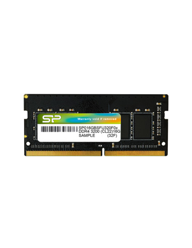 Silicon Power SP016GBSFU320X02 módulo de memoria 16 GB 1 x 16 GB DDR4 260-pin SO-DIMM