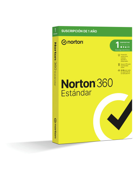Norton 360 Standard Seguridad de antivirus Base Español 1 licencia(s) 1 año(s)