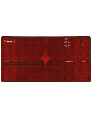 Konix Battlefield XL Alfombrilla de ratón para juegos Rojo