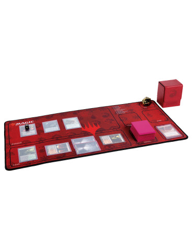 Konix Battlefield XL Alfombrilla de ratón para juegos Rojo