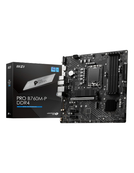 MSI PRO B760M-P DDR4 placa base Intel B760 LGA 1700 micro ATX