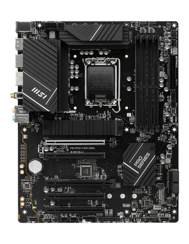 MSI PRO B760-P WIFI DDR4 placa base LGA 1700 ATX