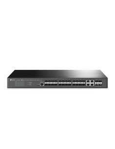 TP-Link JetStream TL-SG3428XF switch Gestionado L2+ 1U Negro