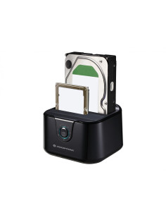 Conceptronic DONN12B base de conexión para disco duro USB 3.2 Gen 1 (3.1 Gen 1) Type-B Negro 2