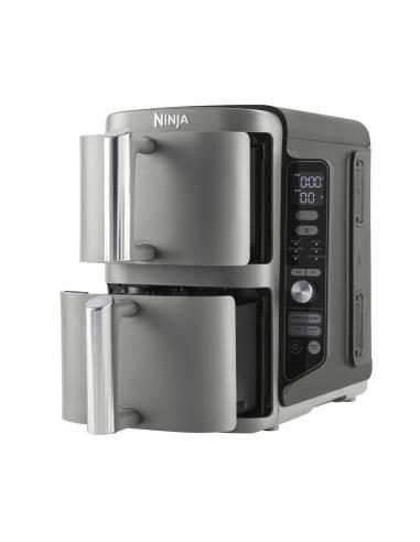Ninja SL400EU freidora Doble 9,5 L 2470 W Freidora de aire caliente Negro, Gris