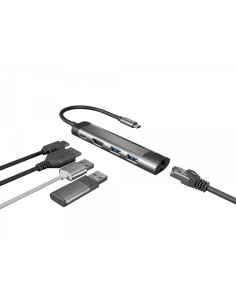 NATEC Fowler Go USB 3.2 Gen 1 (3.1 Gen 1) Type-C Acero inoxidable