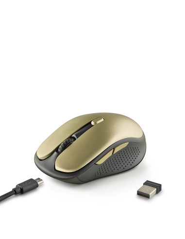 NGS EVO RUST ratón Oficina mano derecha RF inalámbrico Óptico 1600 DPI